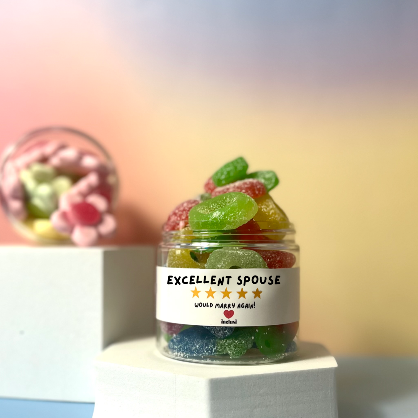 Gluten free and vegan Pick n' Mix excellent spouse would marry again anniversary sweet gift