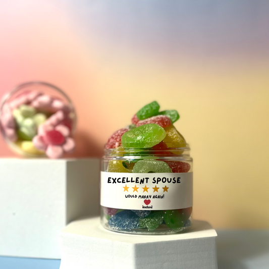 Gluten free and vegan Pick n' Mix excellent spouse would marry again anniversary sweet gift