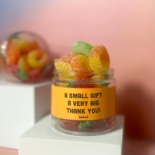 A small gift big thank you, thoughtful vegan and gluten free sweet gift
