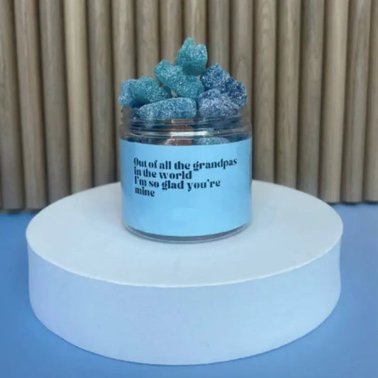Inclusi Best grandpa vegan and gluten free blue sweet gifting for fathers day 