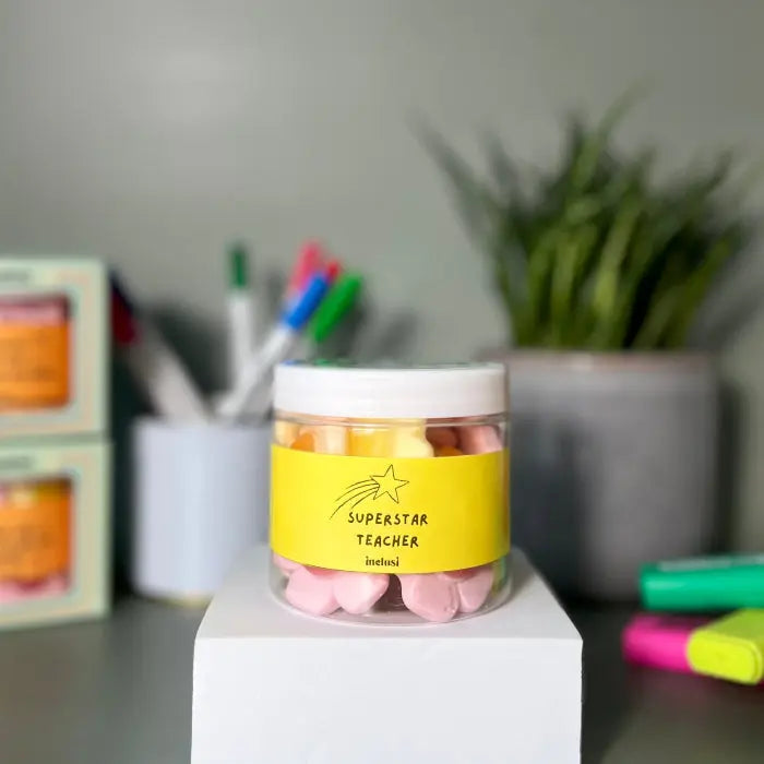 flower sweets for super star teacher jar 