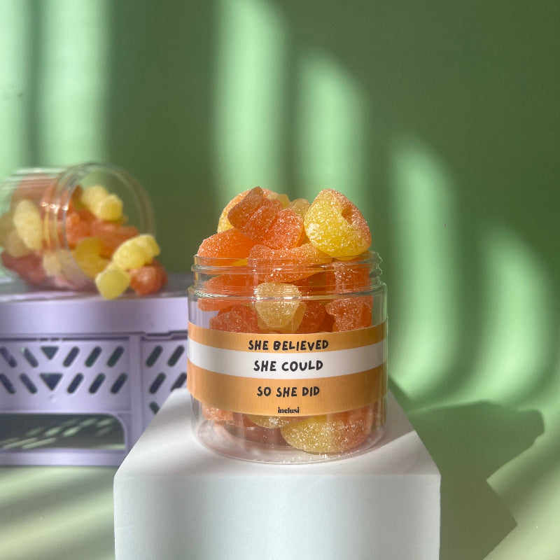Pick n mix vegan inclusi she believed she could jar 