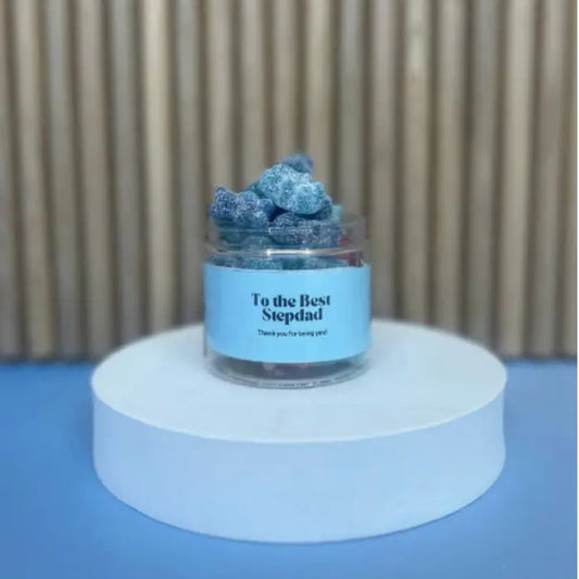 To the best step dad blue vegan and gluten free sweets gifting 