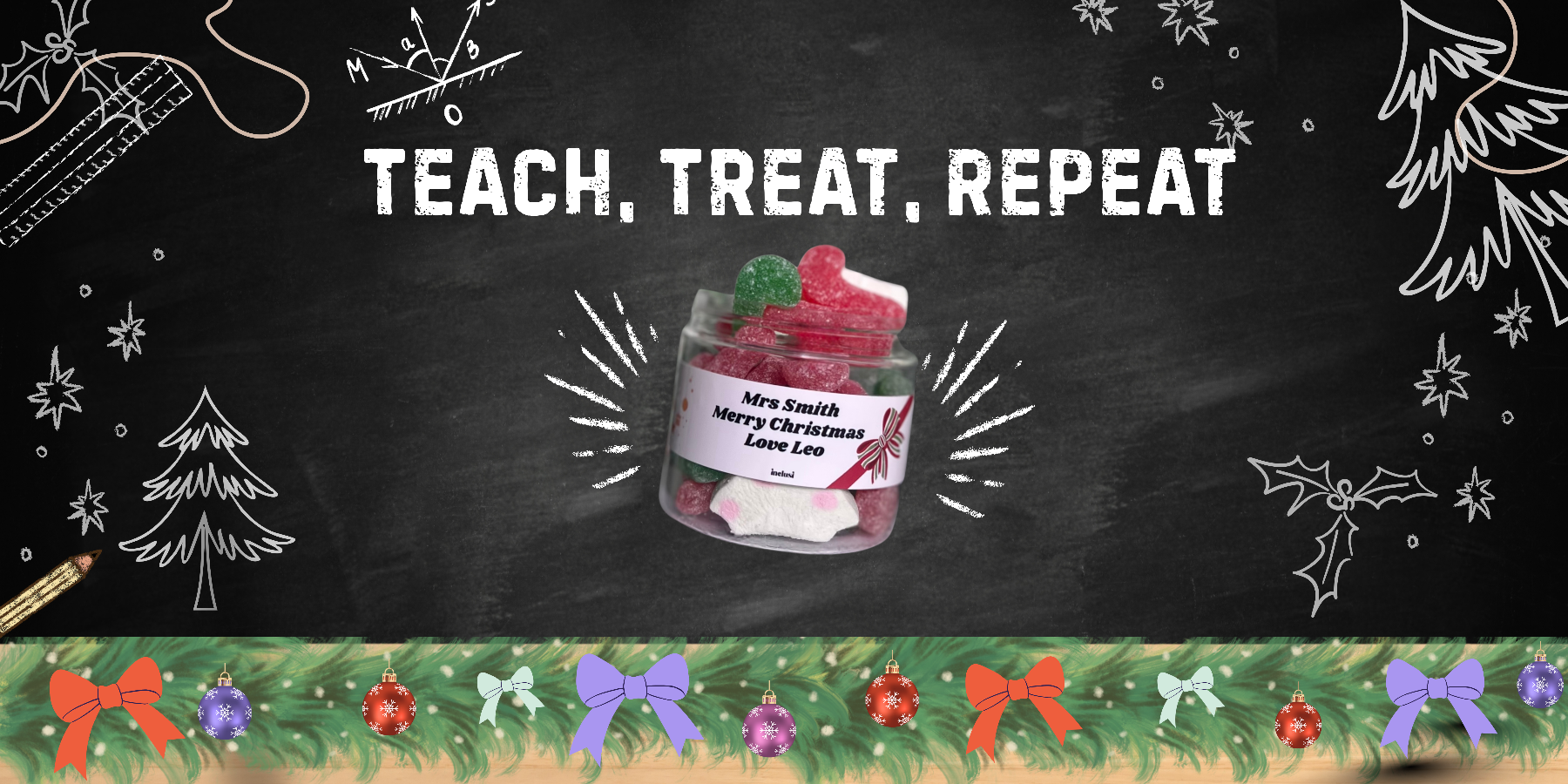 Dairy and gluten free sweet Christmas gifting for teachers 